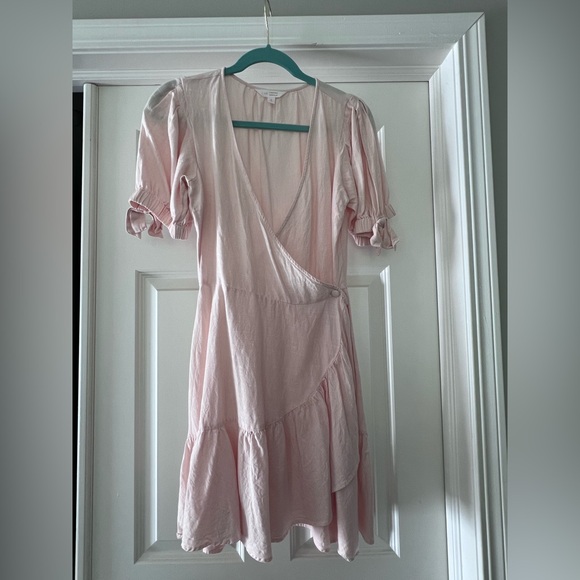 LC Lauren Conrad Pink Wrap Dress - Picture 1 of 4